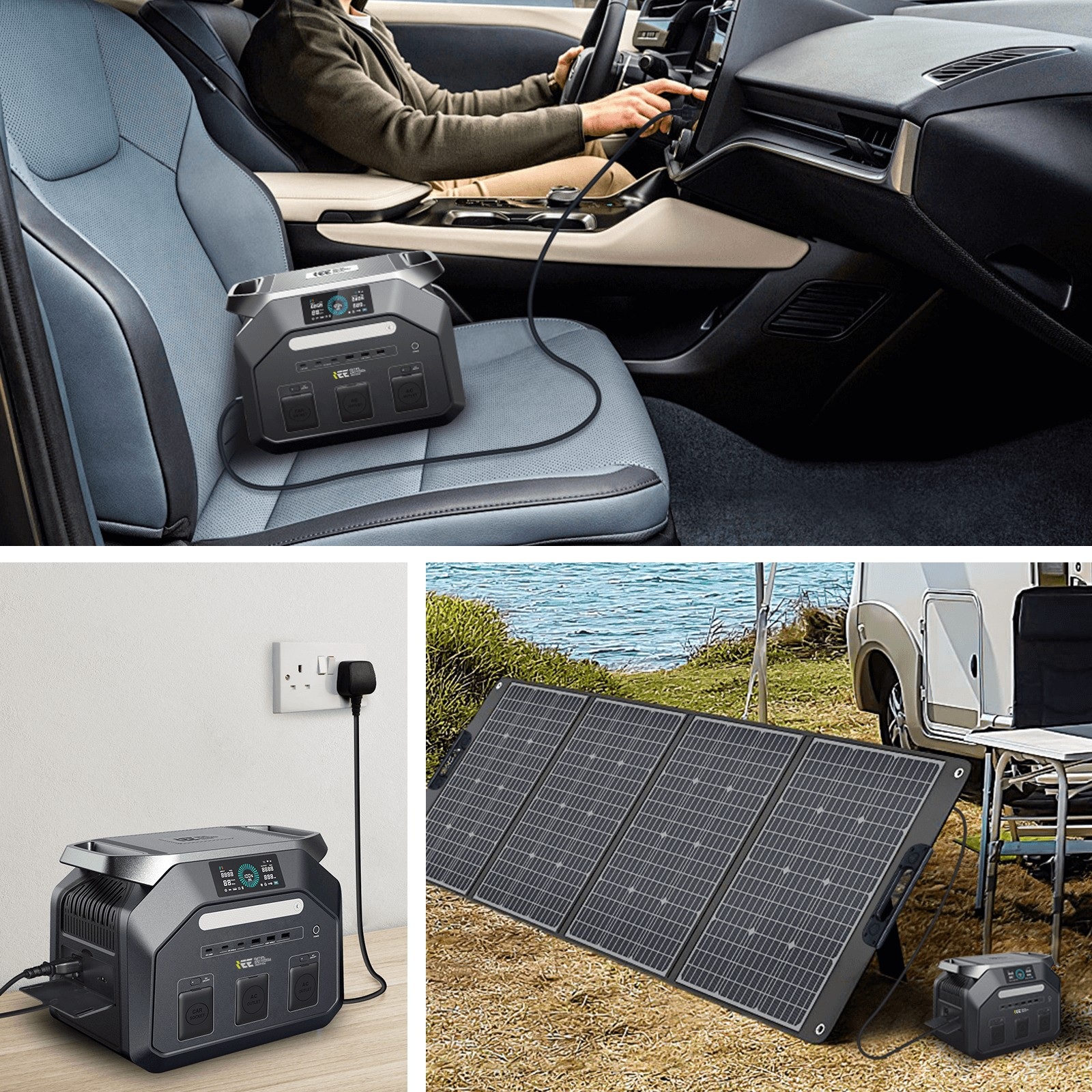 Портативная зарядная станция IEETek Singo P1800, 1800Вт / 1024Вт*час обзор - фото 8