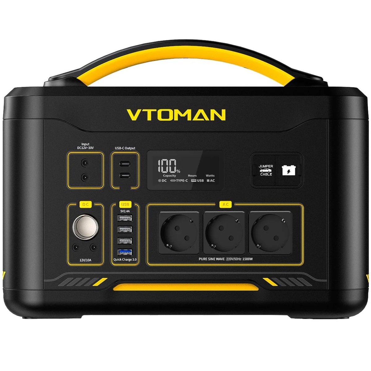 Vtoman Jump 1500X, 1500Вт / 828Вт*год