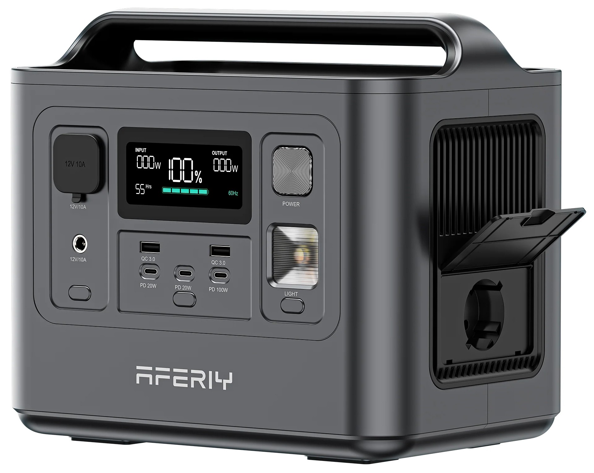 в продаже Портативная зарядная станция Aferiy AF-P010, 800Вт / 512Вт*час - фото 3