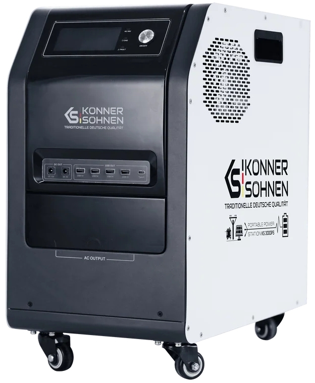 Портативная зарядная станция Konner&Sohnen KS 3000PS, 3000 Вт / 3200Вт*час цена 84699 грн - фотография 2