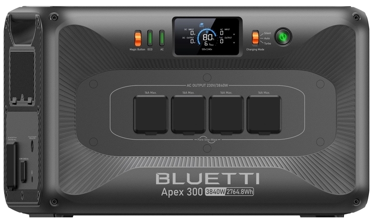 Портативна зарядна станція Bluetti Apex 300 3840Вт / 2764.8Вт*год (APEX300) ціна 94793 грн - фотографія 2