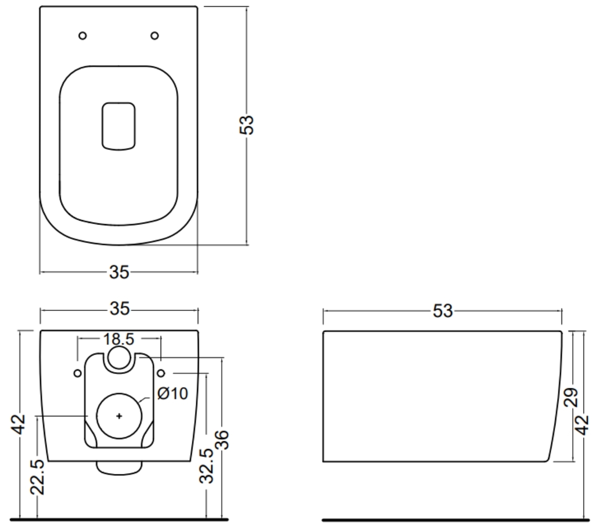 Nic Design Semplice (003699001_005706001) Габаритні розміри