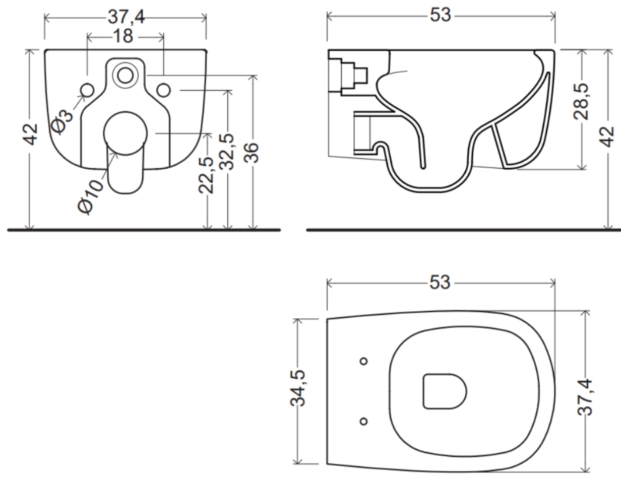 Nic Design Ovvio (003479001_005437001) Габаритні розміри