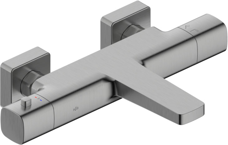 Смеситель для ванны KFA Armatura Malaga PVD Gun Metal Grey 5754-010-61