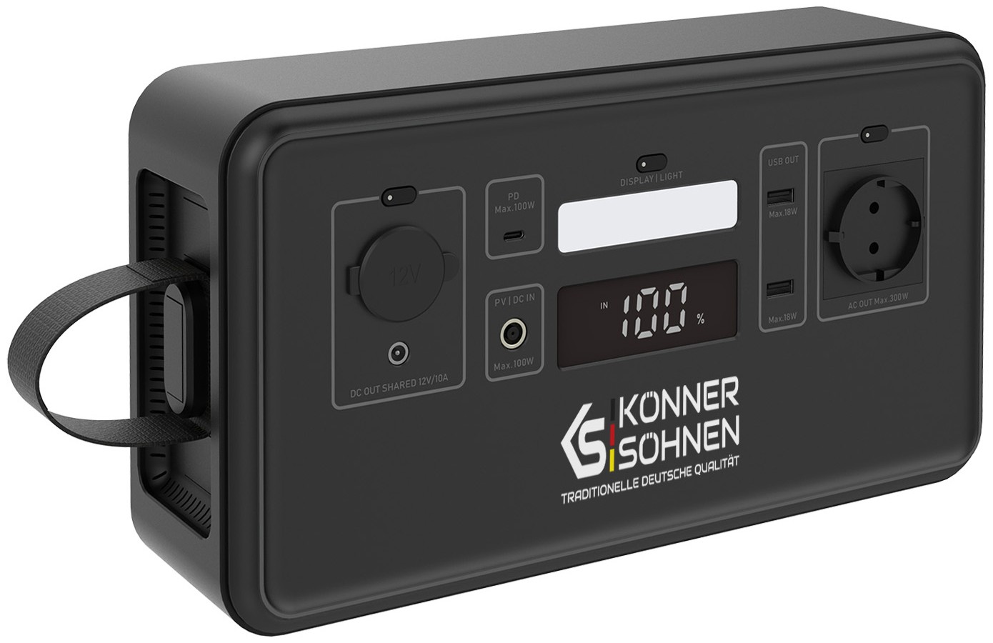 Портативная зарядная станция Konner&Sohnen KS 500PS, 500 Вт / 448Вт*час цена 19299 грн - фотография 2