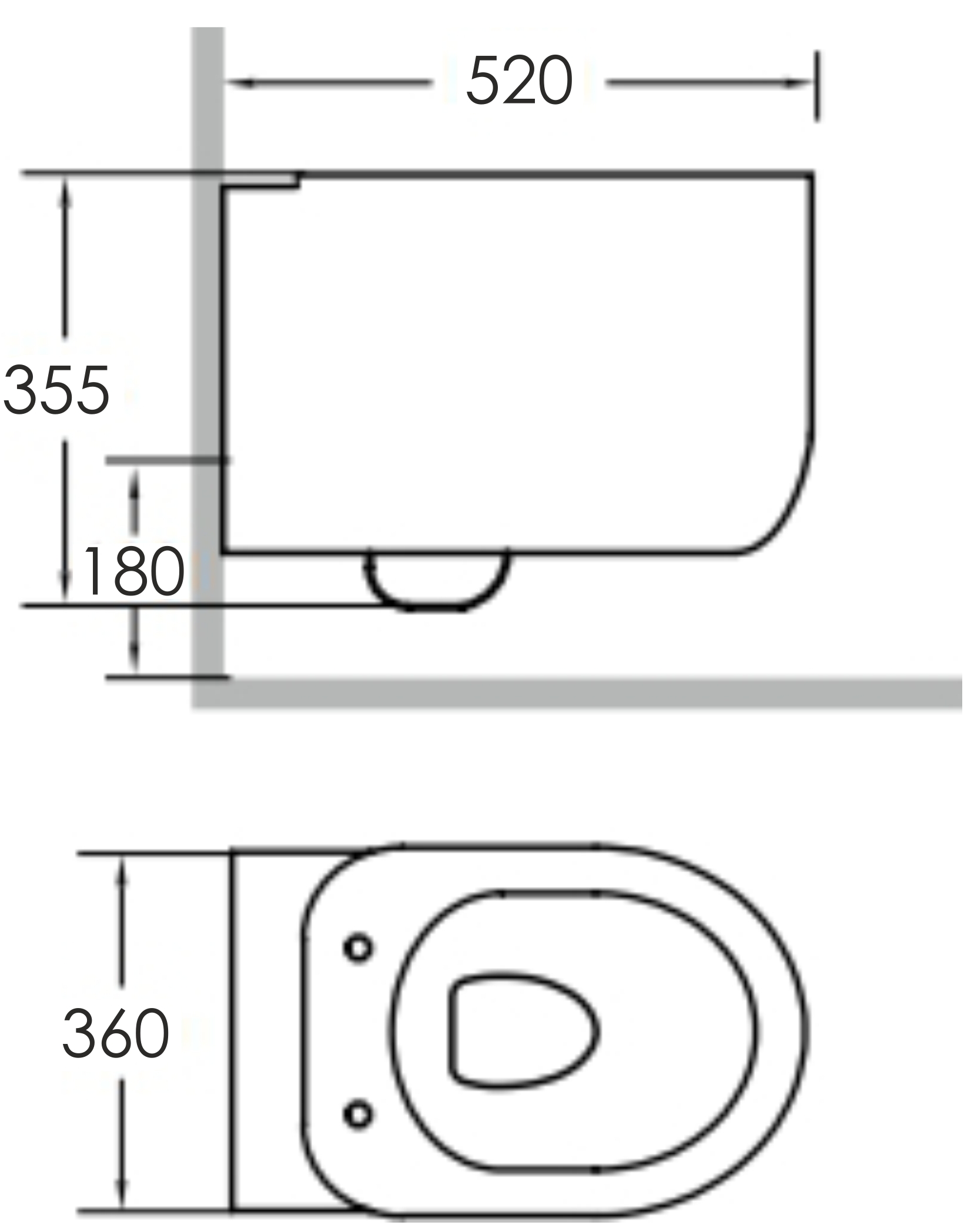 DiMARCO Venice (DM2A009WH) Габаритные размеры