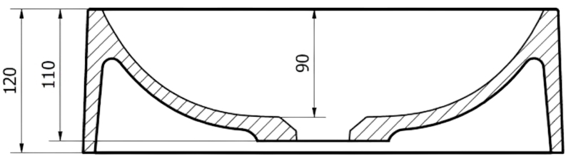 Axis Group Maun 40 (11B.MN0II.90A.0000B) Габаритные размеры
