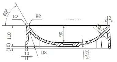 Axis Group Maun 45 (11B.MN000.99A.0000B) Габаритные размеры
