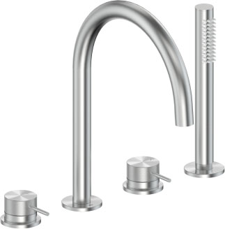 Смеситель для ванны KFA Armatura Moza 316L Stainless Steel 5045-210-22