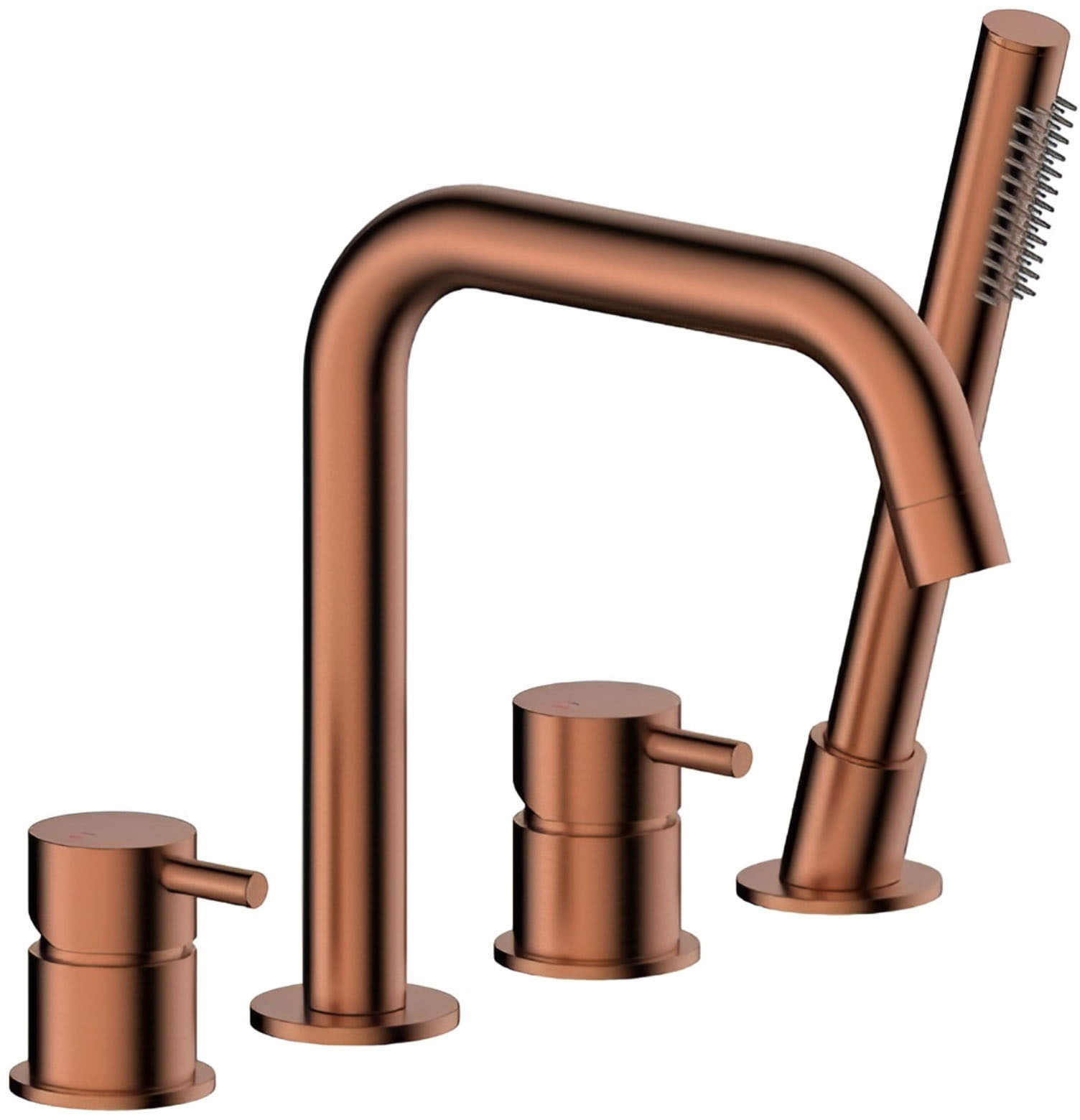 Смеситель для ванны KFA Armatura Moza Brushed Rose Gold 5035-210-34
