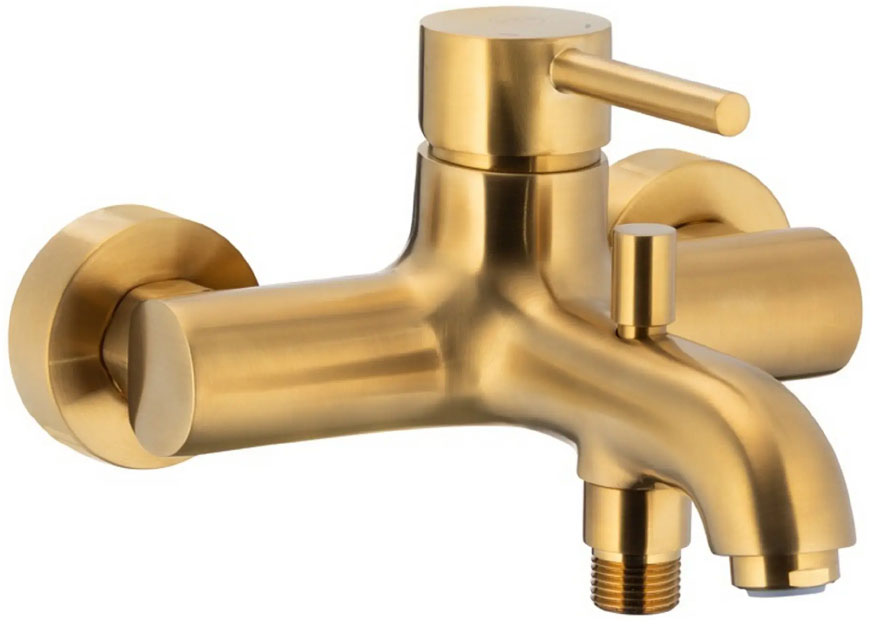 Смеситель для ванны KFA Armatura Moza Brushed Gold 5034-010-31