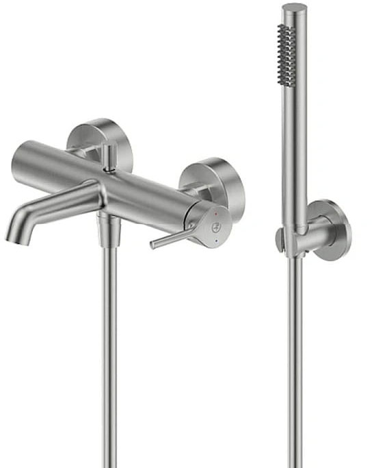 Смеситель для ванны KFA Armatura Silvia PVD Brushed Nickel 2034-520-21