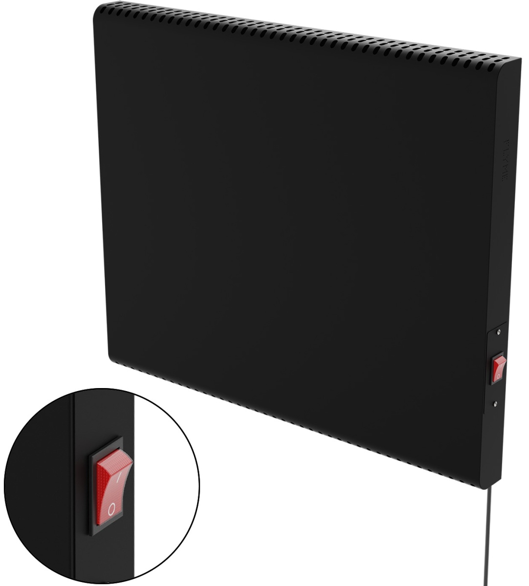 в продажу Металева панель опалення Flyme Basic M400, чорна (F-MB400B) - фото 3