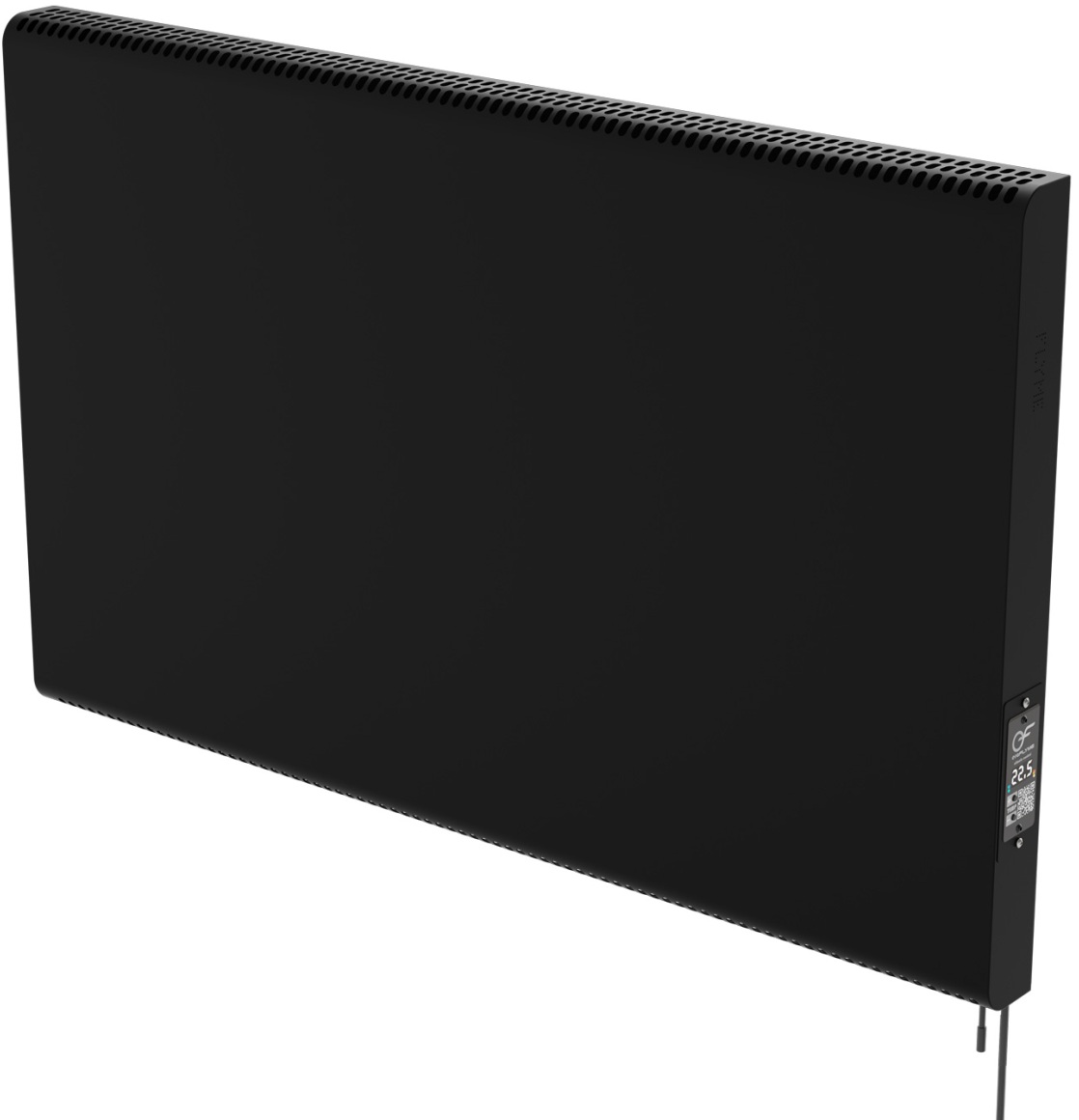 Металлическая панель отопления Flyme Smart M600, черная (F-MS600B)