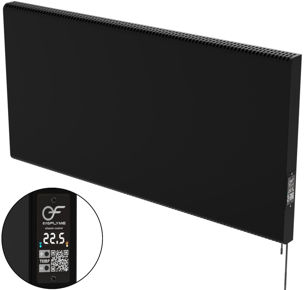 в продаже Металлическая панель отопления Flyme Smart M800, черная (F-MS800B) - фото 3