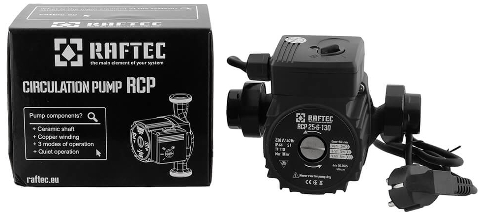 Циркуляционный насос Raftec RCP 25-60/130 отзывы - изображения 5