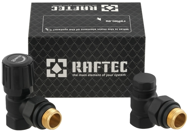 Комплект клапанов Raftec 1/2" Black (DKU11-B)