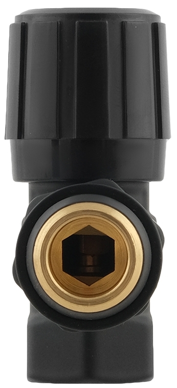Клапан с ручной регулировкой Raftec 1/2"x1/2" Black (DVRK11-B) отзывы - изображения 5