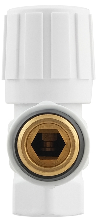 Клапан с ручной регулировкой Raftec 1/2"x1/2" White (DVRK11-W) отзывы - изображения 5
