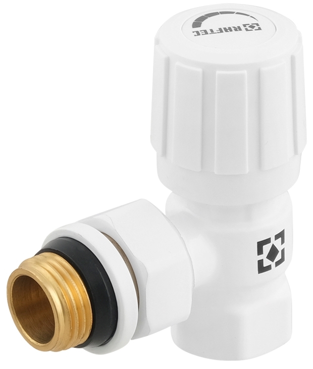 Клапан с ручной регулировкой Raftec 1/2"x1/2" White (DVRK11-W)