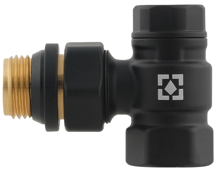в продаже Клапан радиаторный Raftec 1/2"x1/2" Black (DNRK11-B) - фото 3