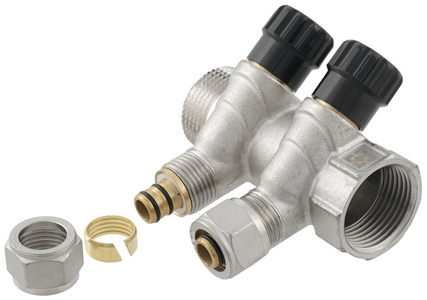 в продаже Коллектор с вентилями Raftec 3/4"x1/2" (KK02012) - фото 3