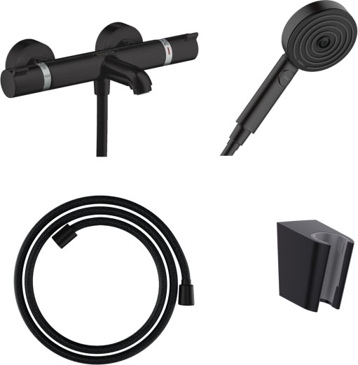 Смеситель для ванны Hansgrohe Ecostat Comfort 13114670U (13114670+28331670+28260670+241016700)