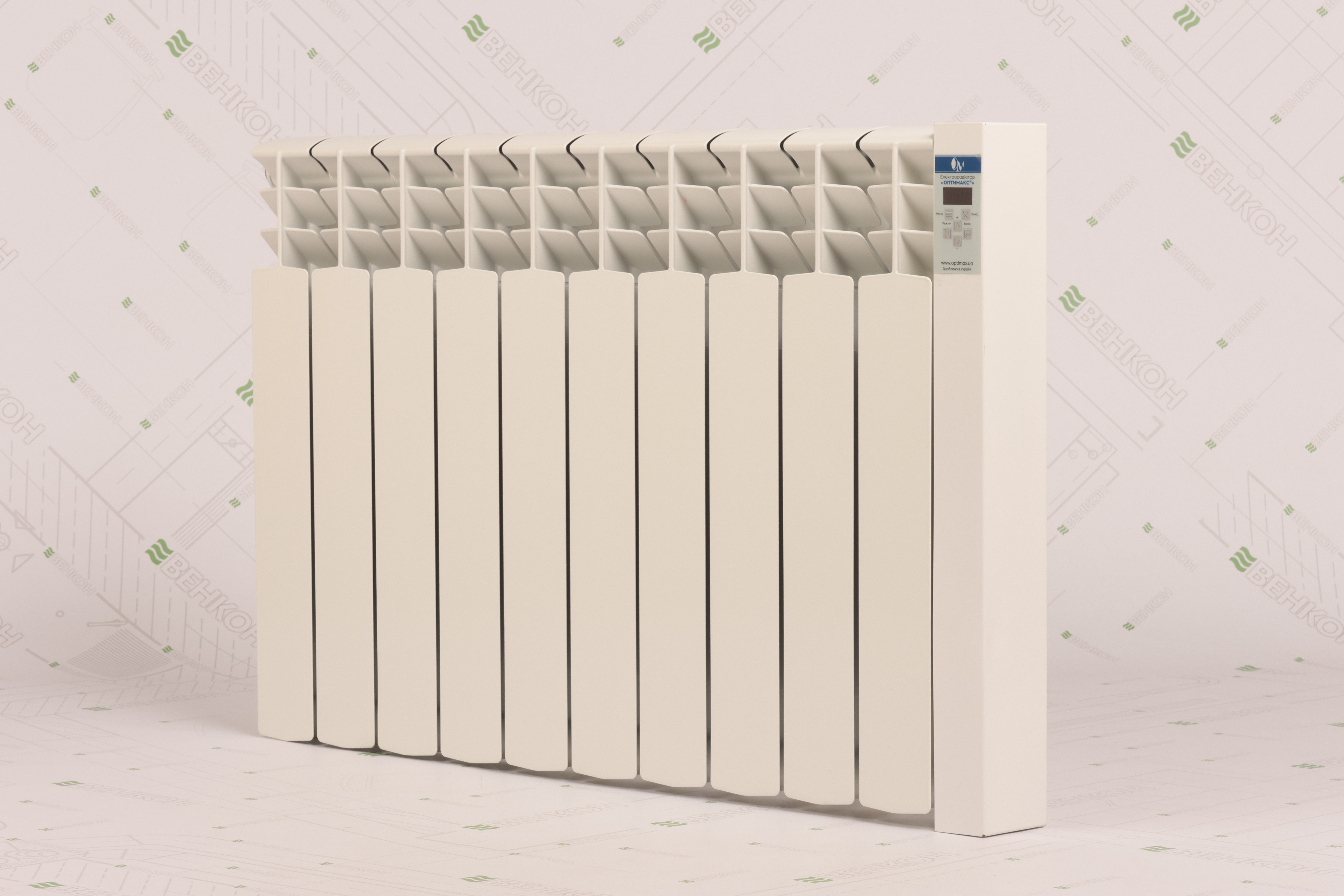 Електрорадіатор Optimax Elite на 10 секцій уценка ціна 8299 грн - фотографія 2