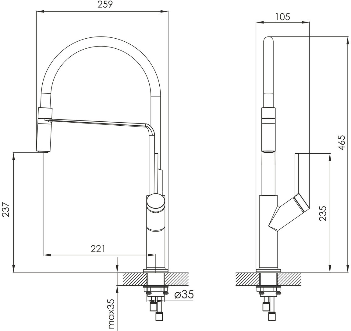 Imprese Boa BS ZMK382509344 Габаритные размеры