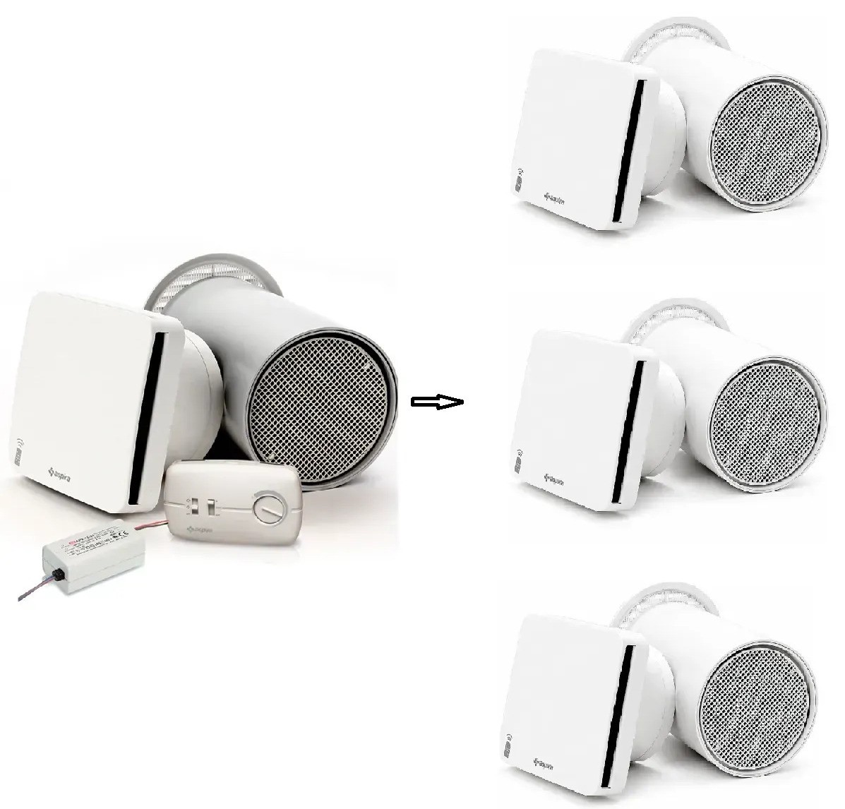 Aspira Ecocomfort 160 + Ecocomfort SAT 160x3