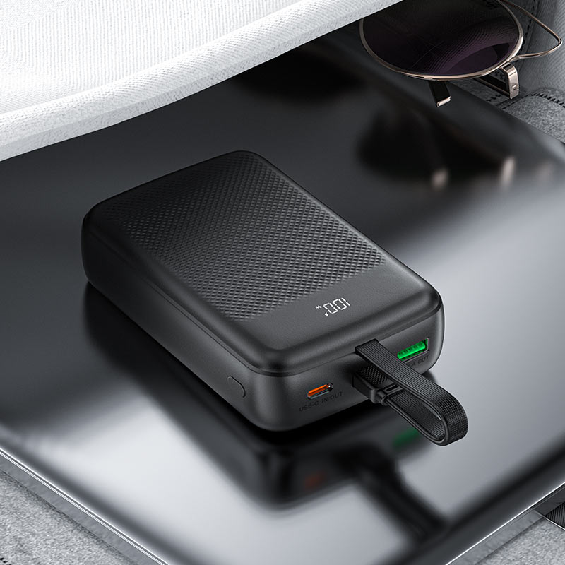 Повербанк Acefast 20000mAh 22,5W PD,QC3.0 USB-A+USB-C In/Out,built-in cable M14 Black інструкція - зображення 6