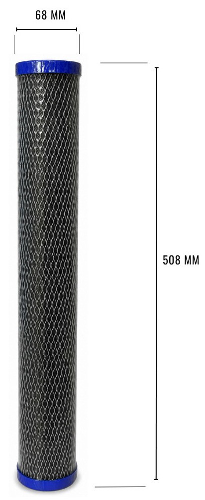 International Drops Karbo 20" 5 мкм Габаритные размеры