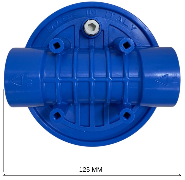 International Drops из 3 частей 9 3/4" для холодной воды 1" (DR09STRB4PK001NN) Габаритные размеры