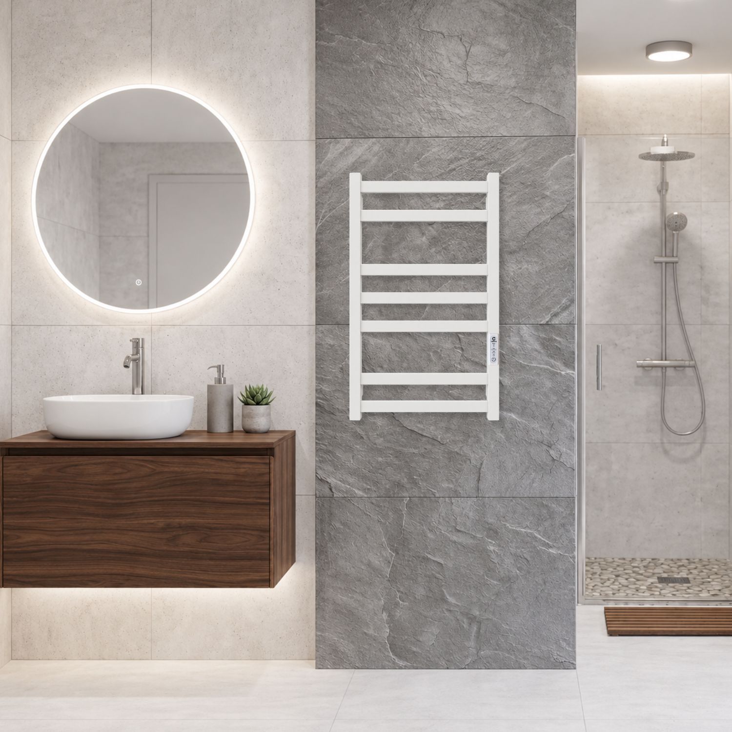 Полотенцесушитель Carino Cube 790x490 White Matte (C7949FWM) инструкция - изображение 6