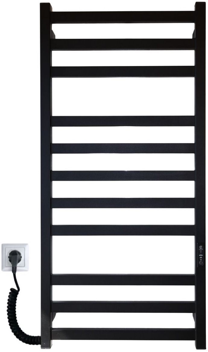 Полотенцесушитель Carino Cube 1000x490 Black Matte (C1049FBM) цена 7225 грн - фотография 2