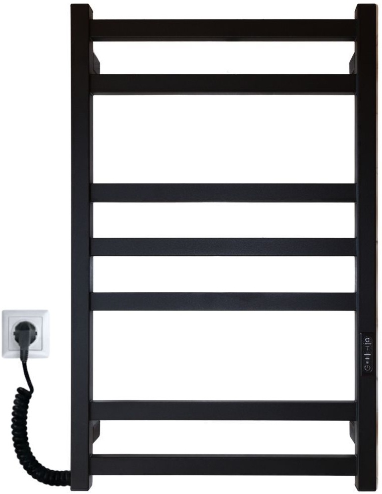 Полотенцесушитель Carino Cube 790x490 Black Matte (C7949FBM) цена 6137 грн - фотография 2