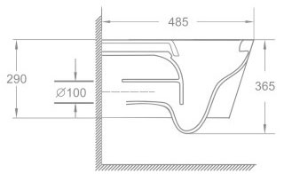 Imprese Kubik c06810200 Габаритные размеры