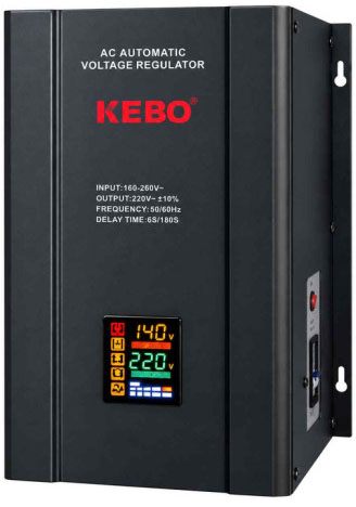 Стабілізатор напруги KEBO SWMR-5000VA 3000W 2xShuko