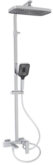 Душевая система Q-Tap Gemini QT51103KNC Chrome