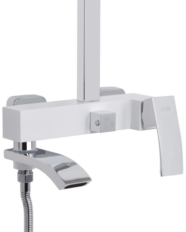 Душевая система Q-Tap Swan Cascada QTSWA111CRW45570 Chrome/White цена 9268 грн - фотография 2