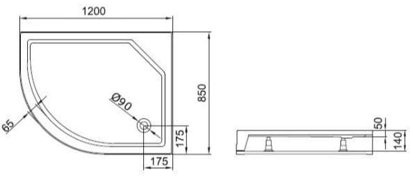Armaform 120x85 (210-06911R) Габаритні розміри