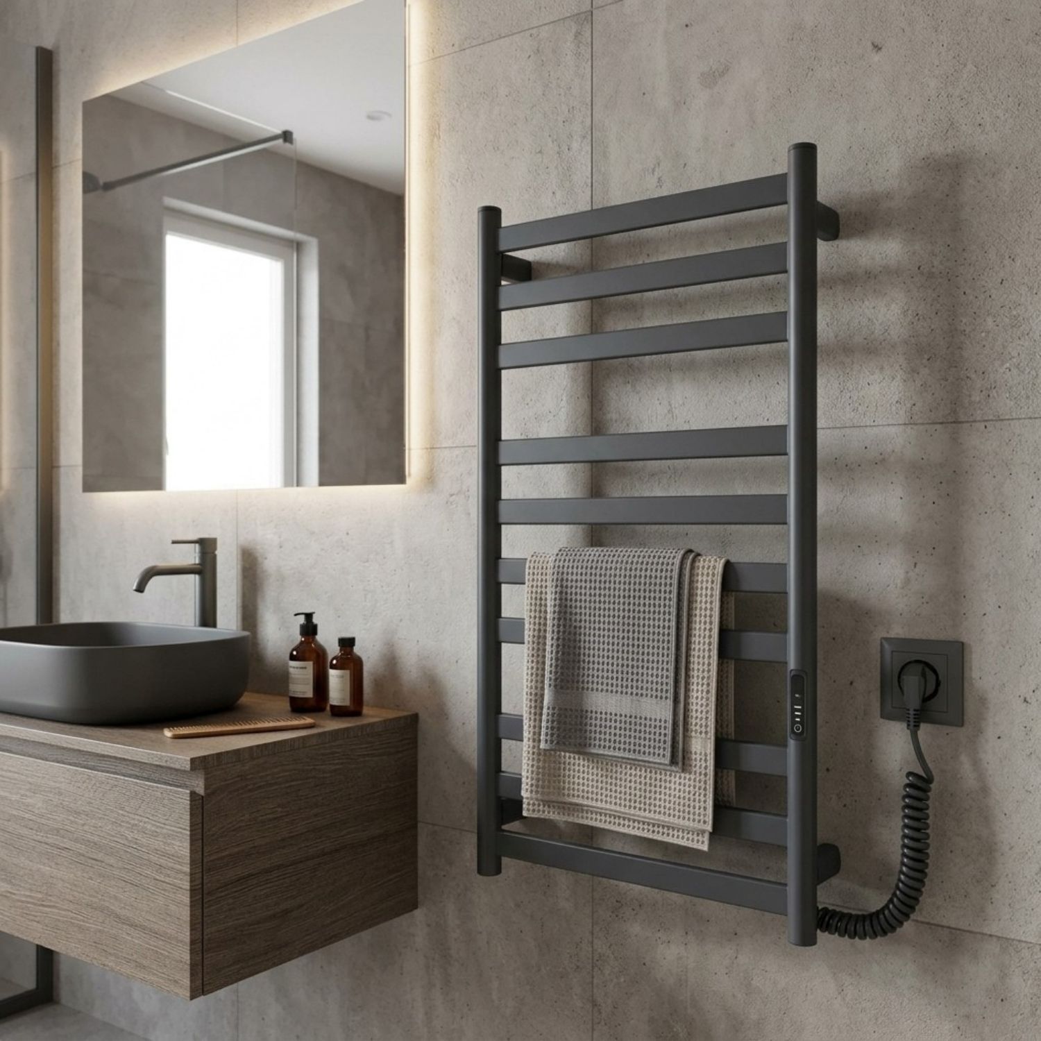 Полотенцесушитель Carino Mia 790x490 Anthracite Gray (M7949FGAM) отзывы - изображения 5