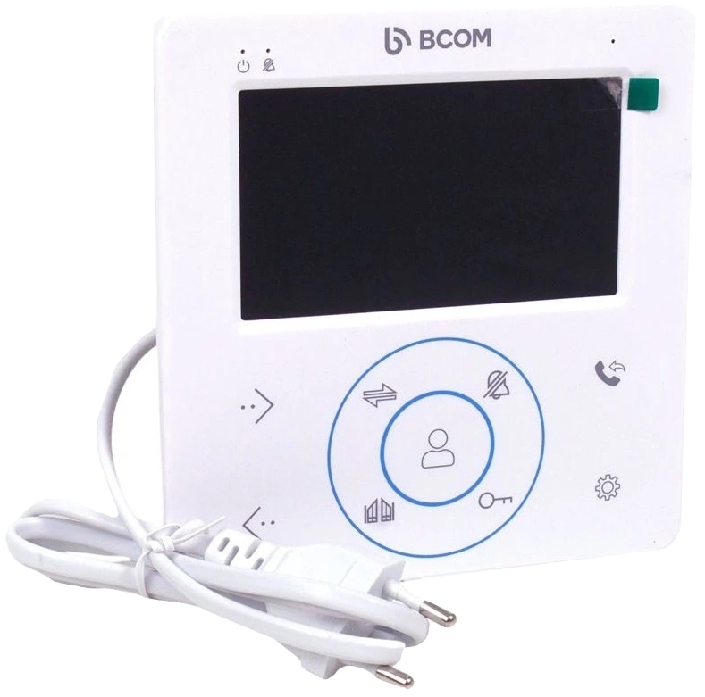 Комплект видеодомофона Bcom BD-480 Kit White цена 3696 грн - фотография 2
