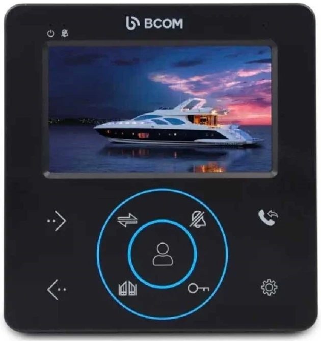 Комплект видеодомофона Bcom BD-480 Kit Black цена 3696 грн - фотография 2