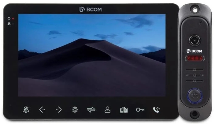Комплект видеодомофона Bcom BD-780M Black Kit