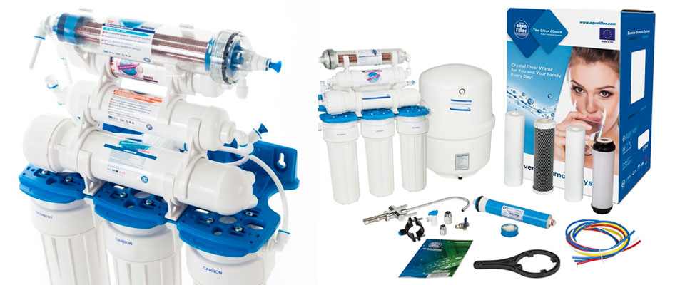 Комплектация Aquafilter Голубая Лагуна 7 (FRO8JGM) с биокерамикой