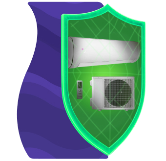 Кондиционер за щитом