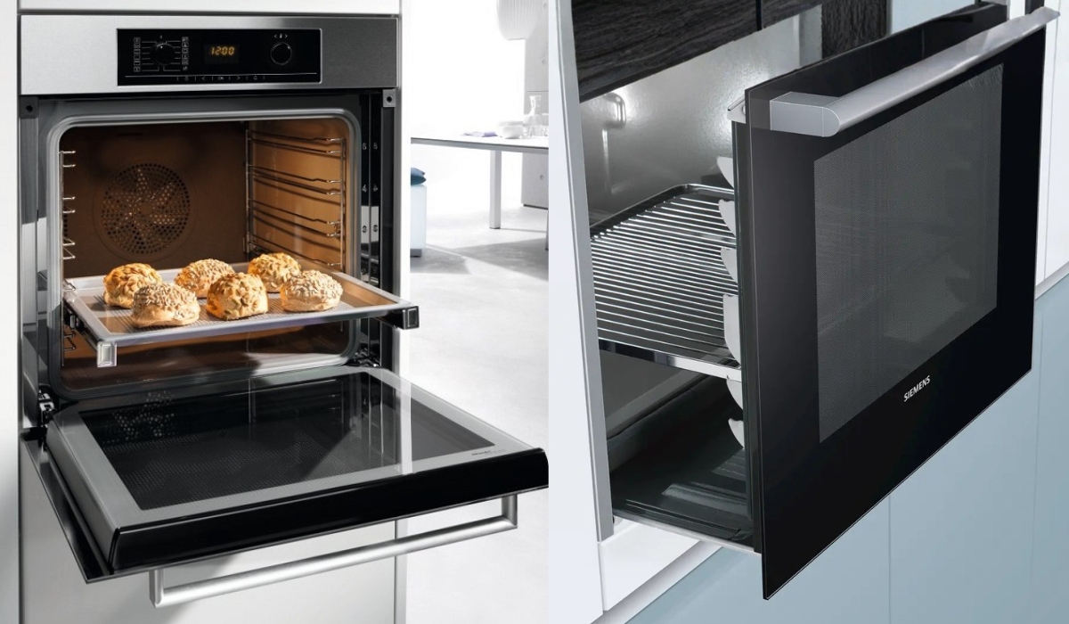 Духова шафа за типом дверцят: які є варіанти