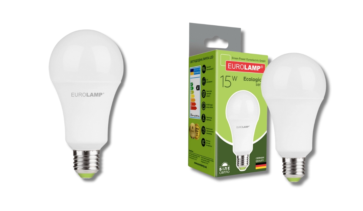 Eurolamp LED EKO A70 15W E27 4000K - якісна модель, заслужено в рейтингу LED ламп